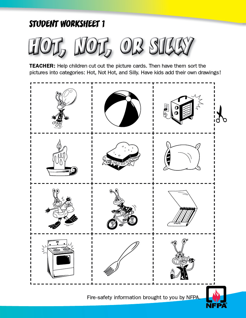 Kitchen Safety For Kids Worksheets Worksheets For All â Worksheets